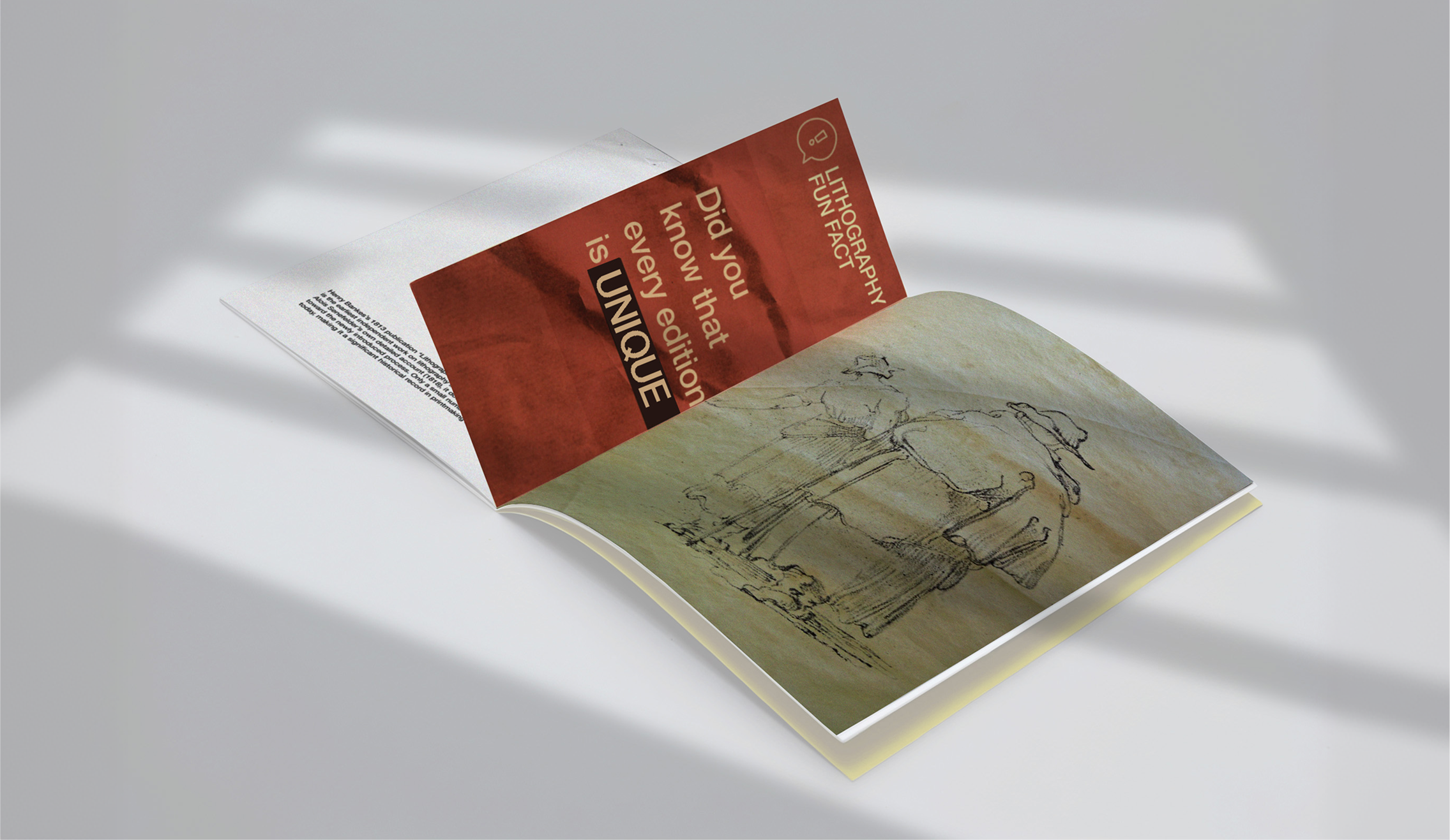 Lithobook open page spread